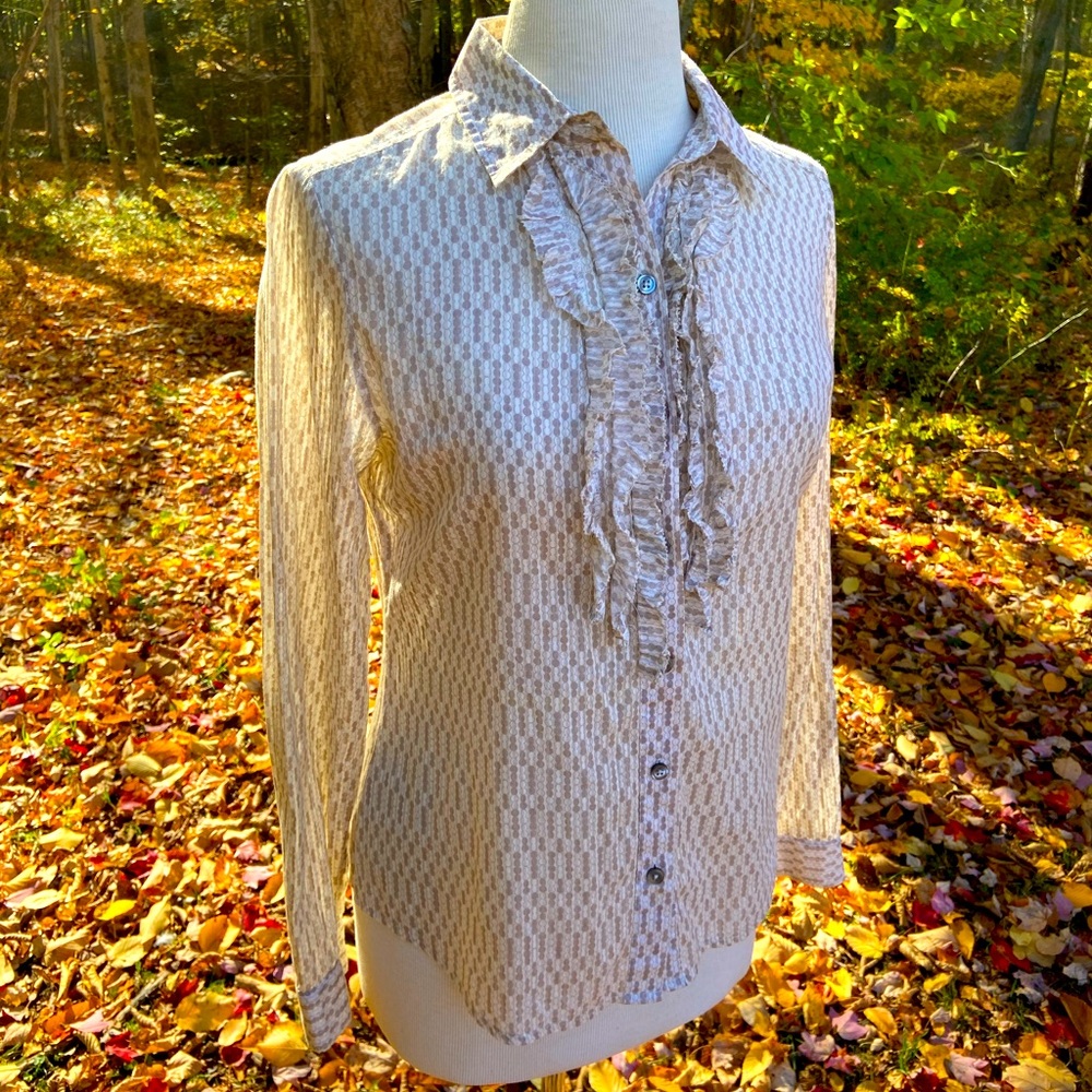 Elegant Crème Blouse